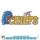 Kansas City Chiefs Embroidery Design – Bold Team Spirit for Your Projects! - FineryEmbroidery